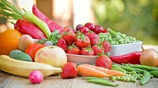 Régime de fruits et légumes pour les paresseux. 