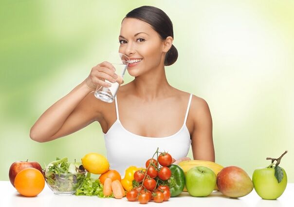 Le principe du régime hydrique est le respect du régime de consommation d'alcool, ainsi que l'utilisation d'aliments sains. 